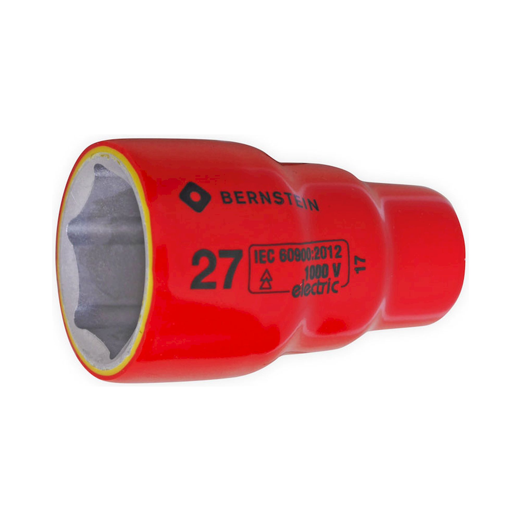 Bernstein 16-452-VDE. VDE Steckschlüsseleinsatz 1/2 Zoll 27,0 mm