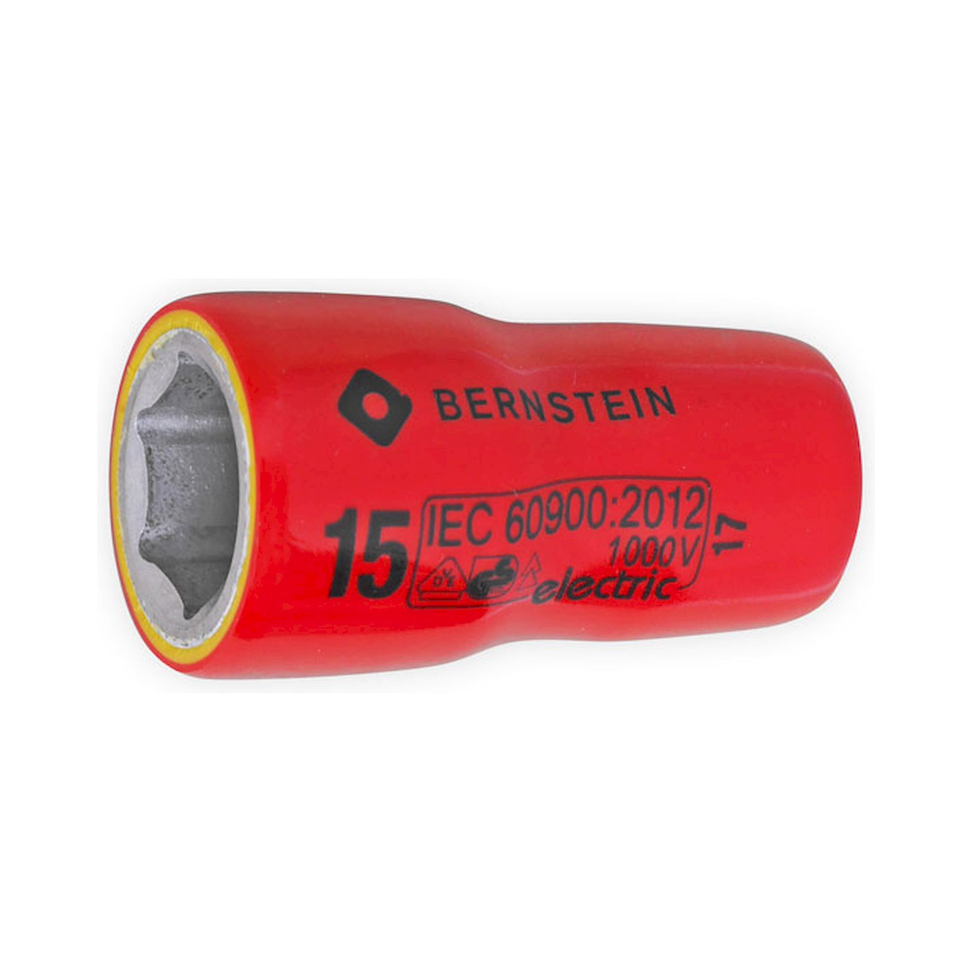 Bernstein 16-491-VDE. VDE Steckschlüsseleinsatz 3/8 Zoll 15,0 mm