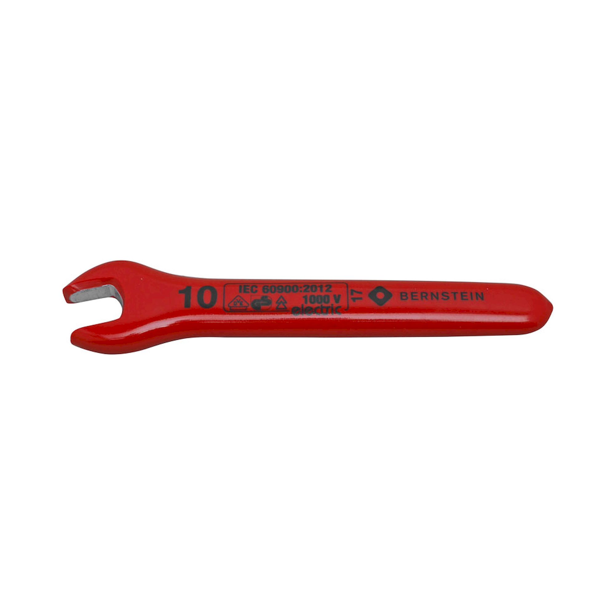Bernstein 16-505-VDE. VDE single-ended open-jaw wrench 10.0 mm