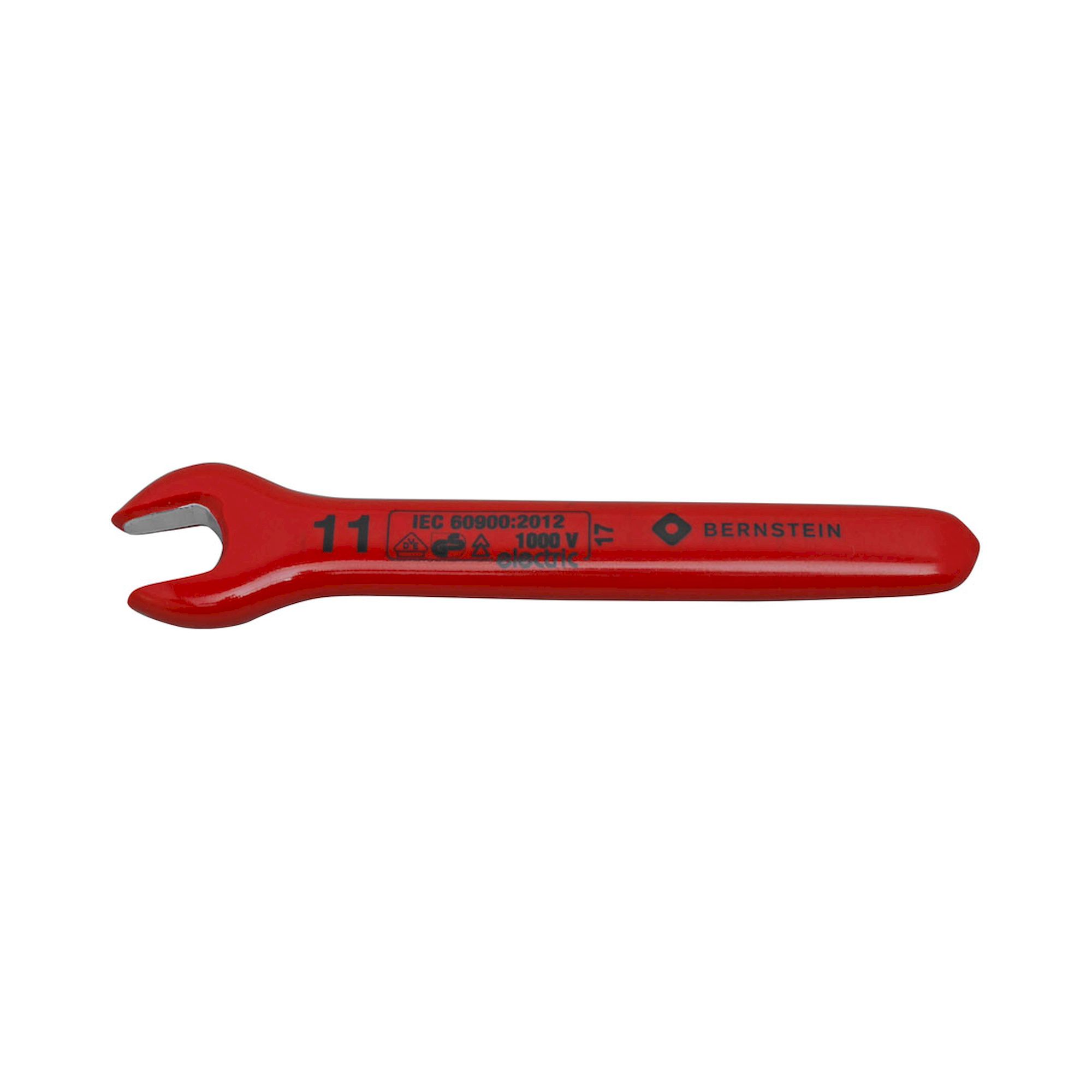 Bernstein 16-506-VDE. VDE single-ended open-jaw wrench 11.0 mm