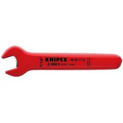 Knipex 98 00 7/16". Open-end wrench, chrome-platedw position 15 °, wrench size 7/16 ", 120.7 mm