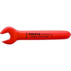Knipex 98 00 9/16". Open-end wrench, chrome-platedw position 15 °, wrench size 9/16 ", 152.4 mm