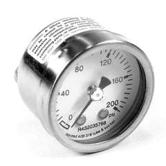 Aventics R432035768 (GAUGE 1.5 IN 1/8 200 PSI SS) Manometer, Serie PG1-SFB