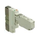 SMC VQ1400N-51-Q. VQ1*0*, Serie 1000, 5/2-, 5/3-Wege-Elekromagnetventil, mit interner Verdrahtung, Flanschversion