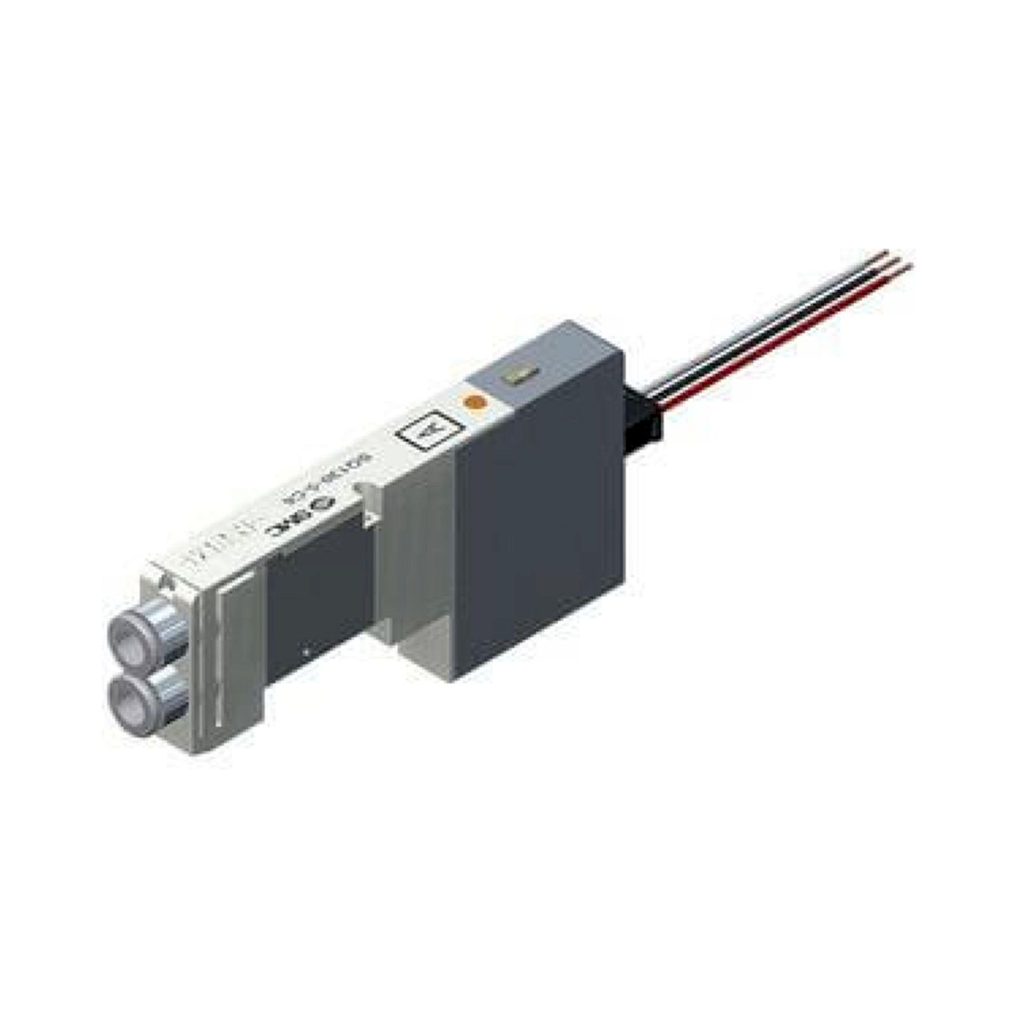 SMC SQ1141-5LO1-C4-Q. SQ1*4*, Serie 1000, 5/2-, 5/3-, 2x3/2-Wege-Magnetventil, mit externer Verdrahtung