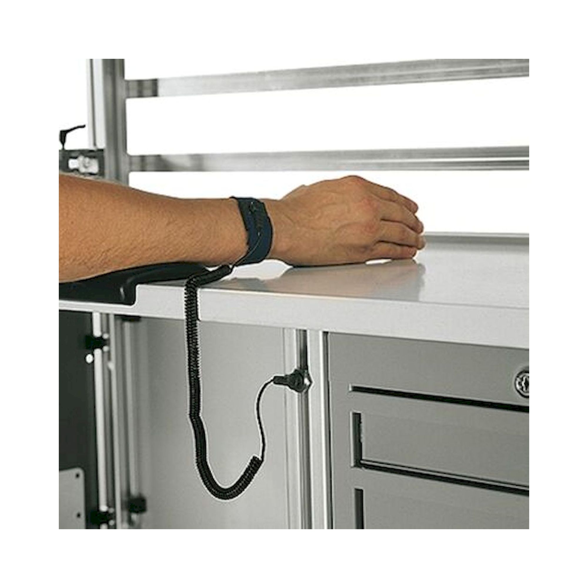 Handgelenksband ESD, Marineblau, Textil leitfähig - Bosch Rexroth 3842516908