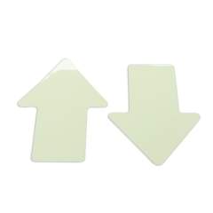 1ATapes 5127.00.003. WS-5127 Pictogram PVC arrow 145mmx90mm photoluminescent,PU 10 pieces