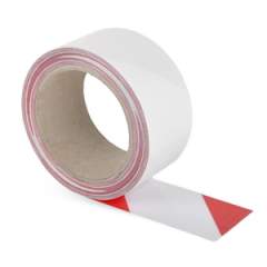 1ATapes 5229.18.050-15. WT-5229 PET floor marking tape red/white 50mm x15m