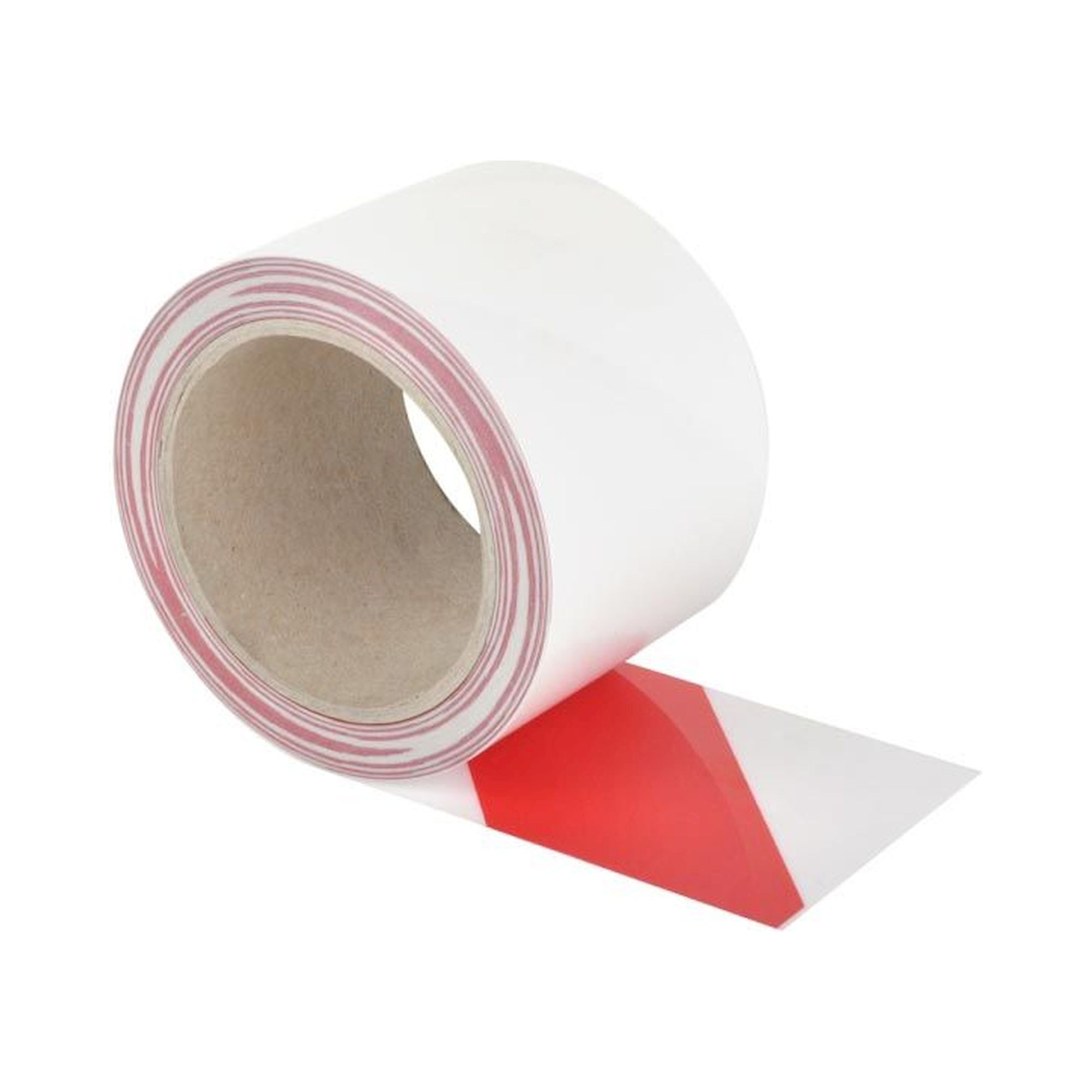1ATapes 5229.18.075-15. WT-5229 PET Bodenmarkierungsband rot/weiß 75mmx15m