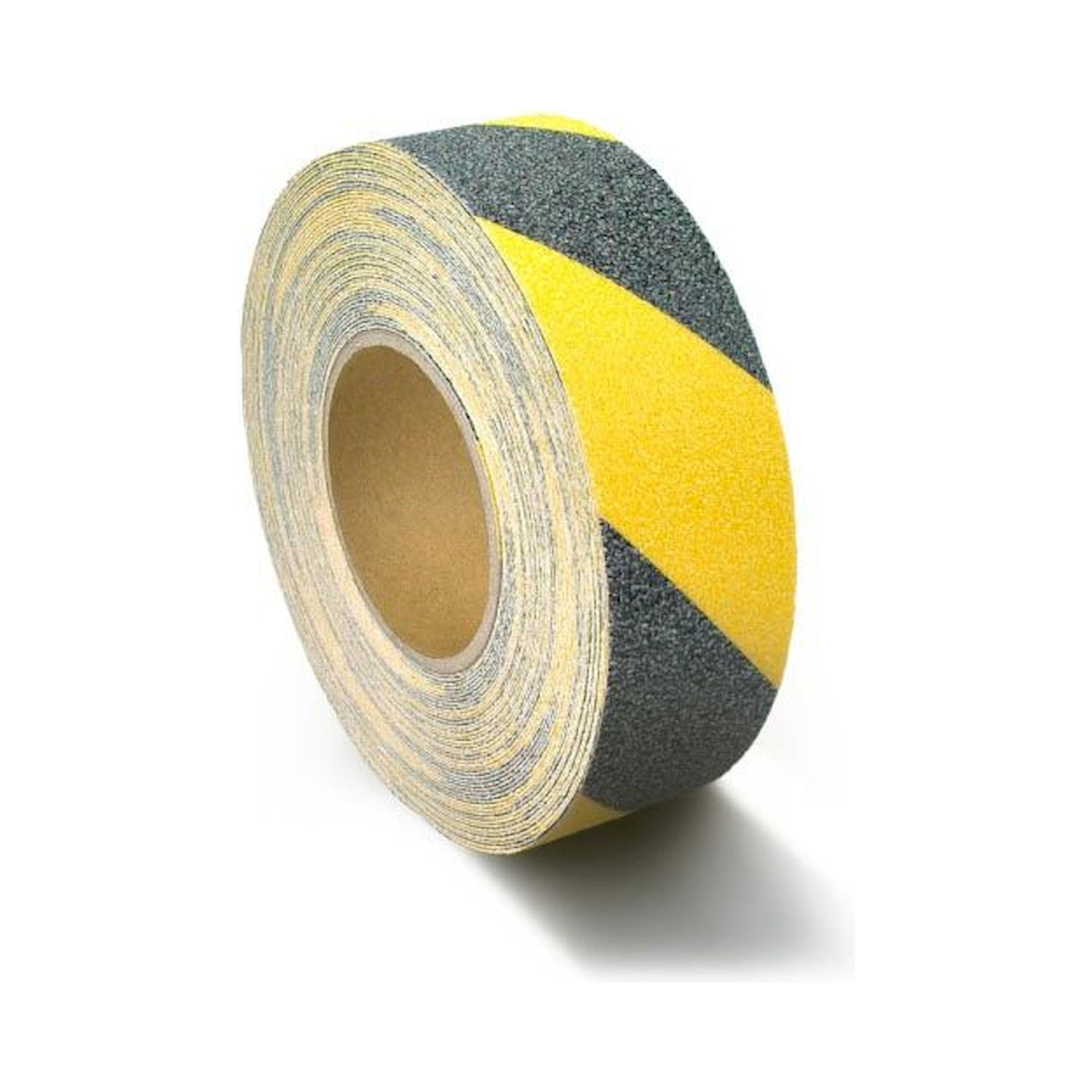 1ATapes 5411.17.1075-LSM. WT-5411 Anti-slip tape yellow/black left facing 75mmx6m, slip group R13