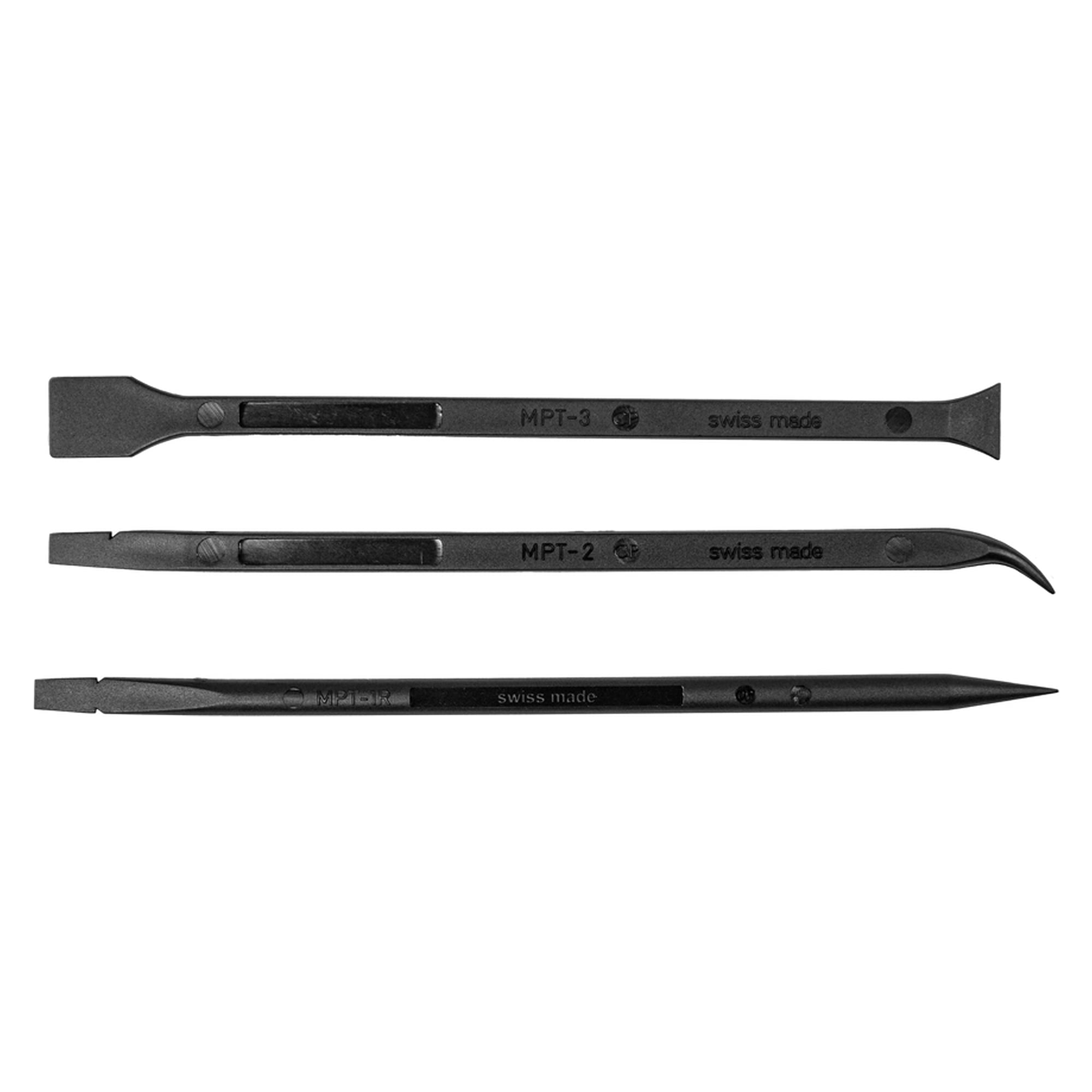 ESD Scratch and Opening Tool made of PVDF, Pointed 0.5-0.7 mm and Flat 4.4-12.0 mm - Bernstein 2-122