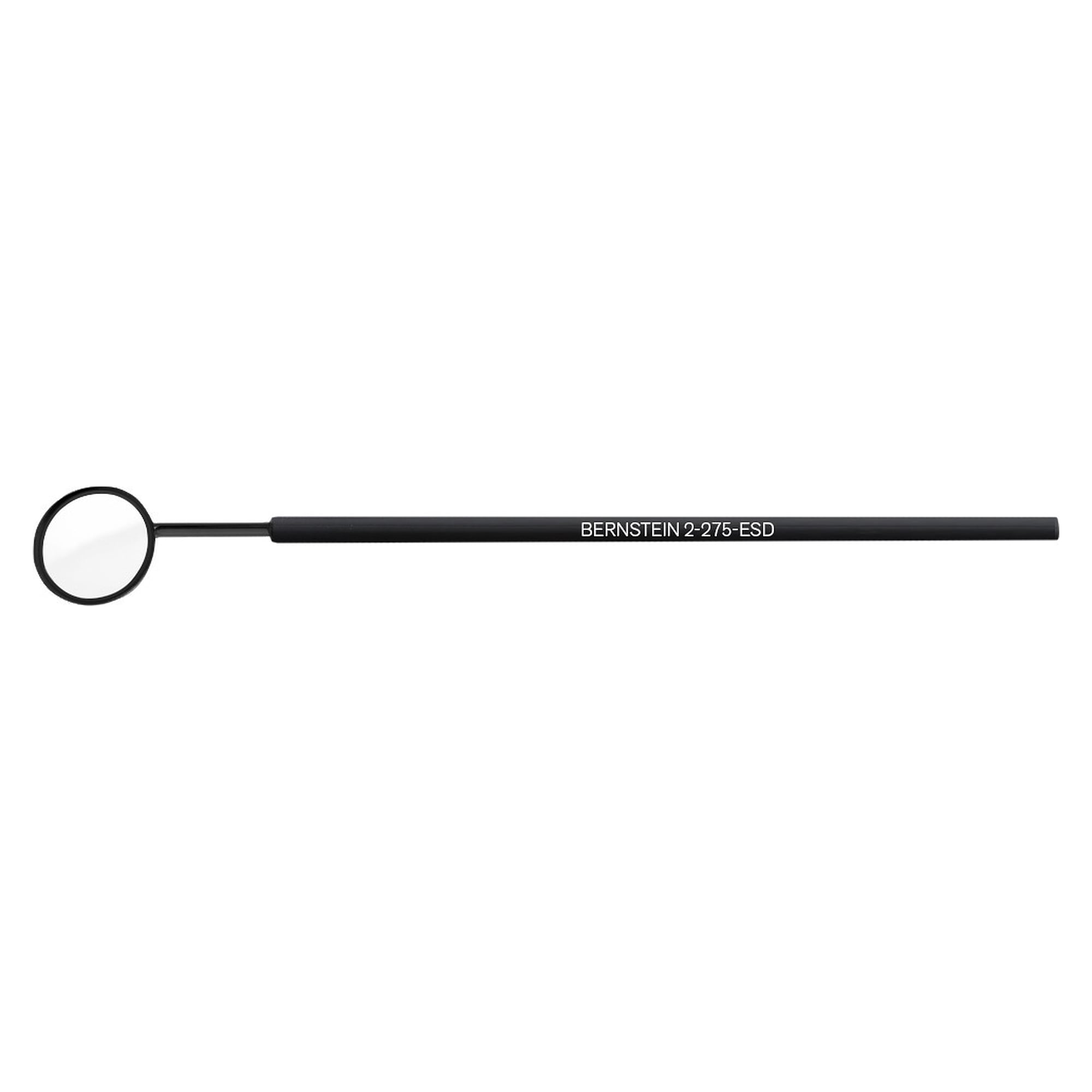 ESD Magnifying Mirror Ø 21 mm Concave, Dissipative Handle, Length 190 mm - Bernstein 2-275-ESD