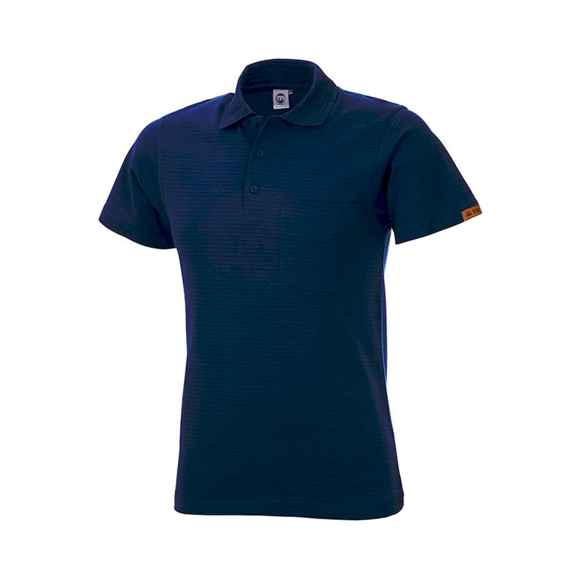 ESD Polo-Shirt Kurzarm, 96% Baumwolle, 4% Leitgarn, navy
