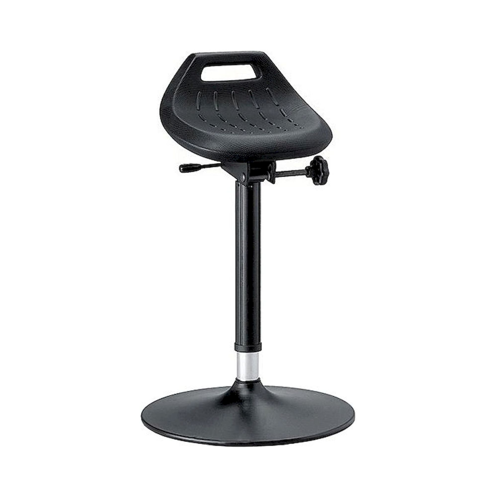 Bimos 9454E-2000. ESD  standing aid with plate base, integral foam, black
