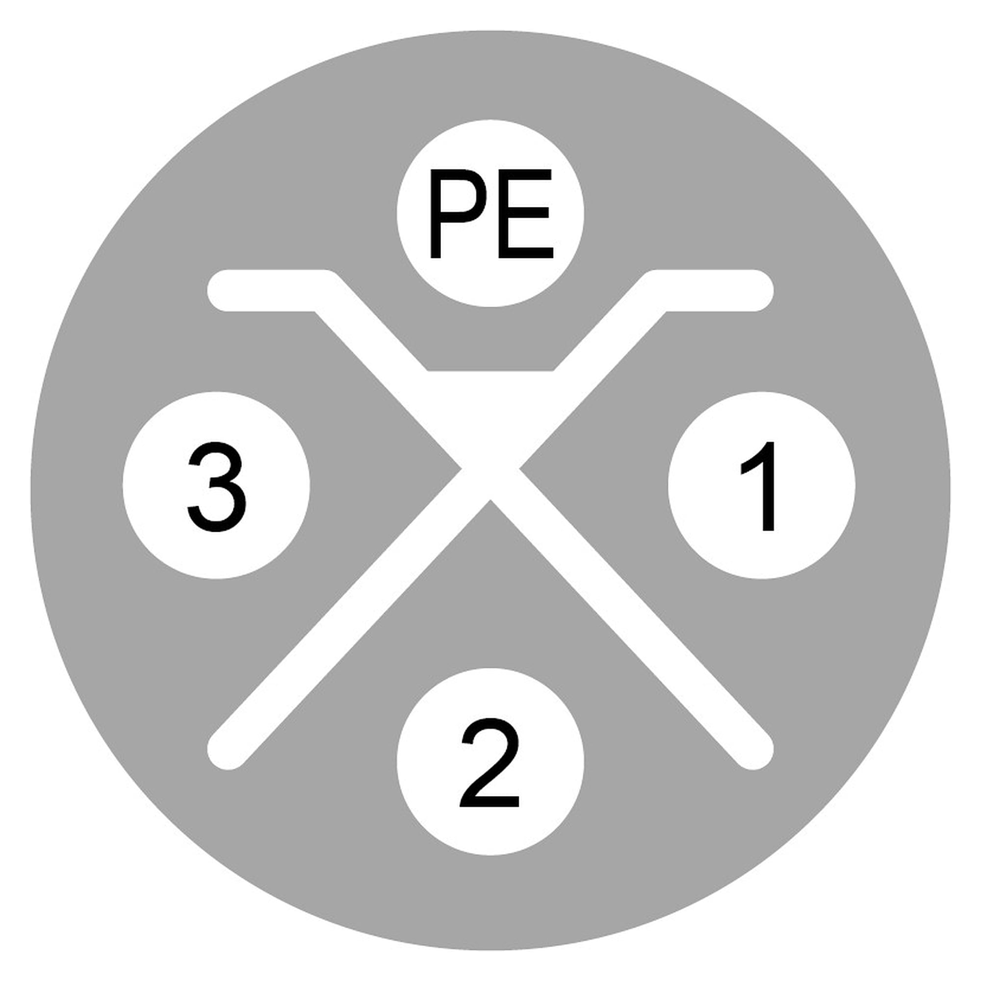 Sensorkabel 4-polig PUR 2,5 m, M12 Buchse S-kodiert auf offene Enden, 220-240V AC - LED2WORK 200100-15