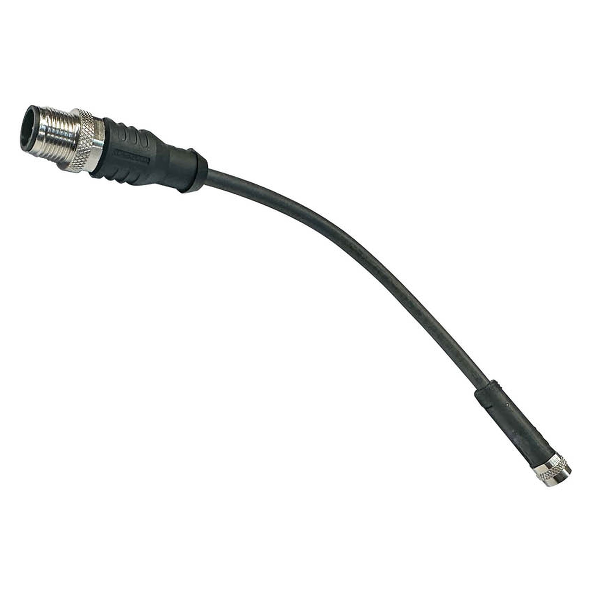 Adapter M8 socket to M12 plug straight, 5-pole, 0.20 m, 24V DC - LED2WORK 200200-24
