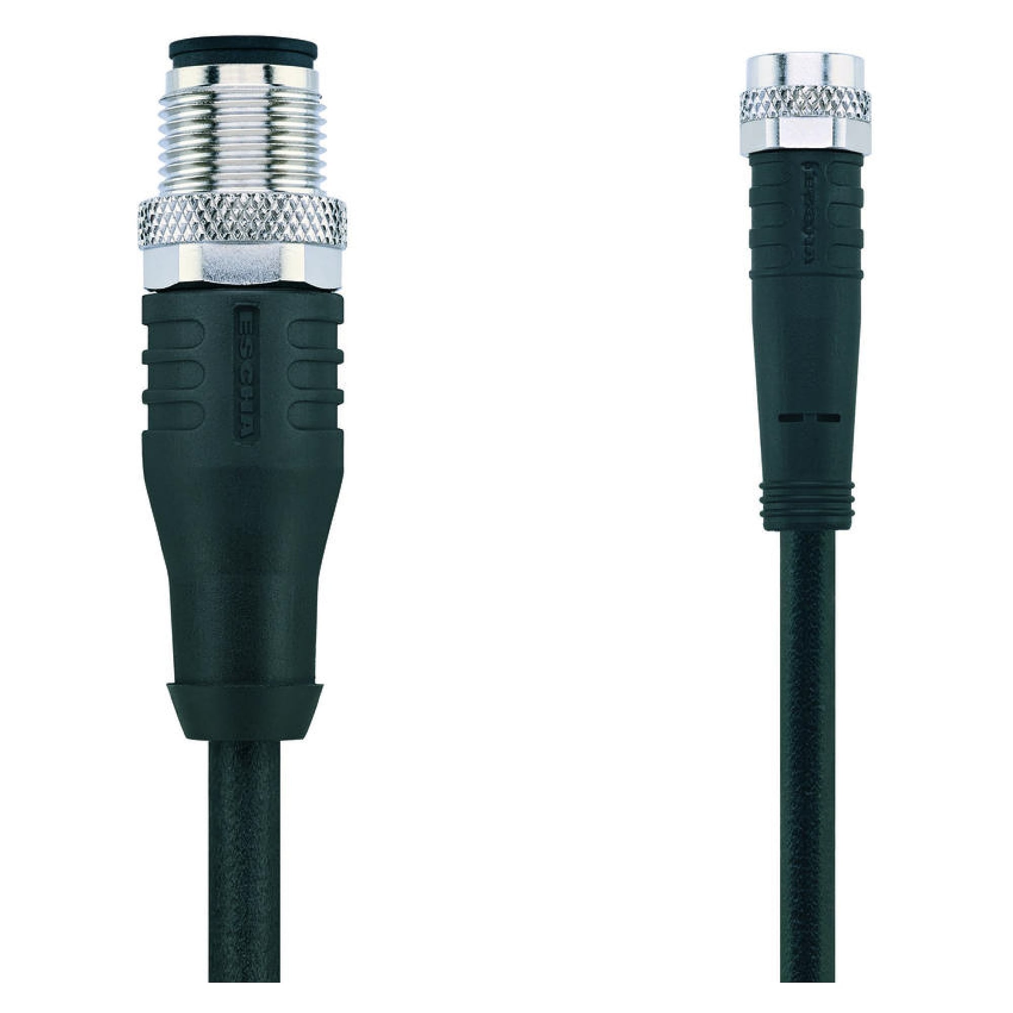Sensorkabel 0,2 m, 3-polig, M8 Buchse auf M12 Stecker, 24V - LED2WORK 200200-25