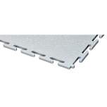 Ecotile E500/7/201. PVC floor tile, light grey, standard, smooth, 4 pieces, 500x500x7 mm