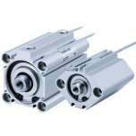 SMC CDQ2B20-20DC. C(D)Q2, Compact Cylinder, Double Acting, Single Rod w/Auto Switch Mounting Groove