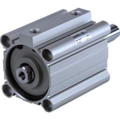 SMC CDQ2WB16-20D. C(D)Q2W, Compact Cylinder, Double Acting Double Rod w/Auto Switch Mounting Groove