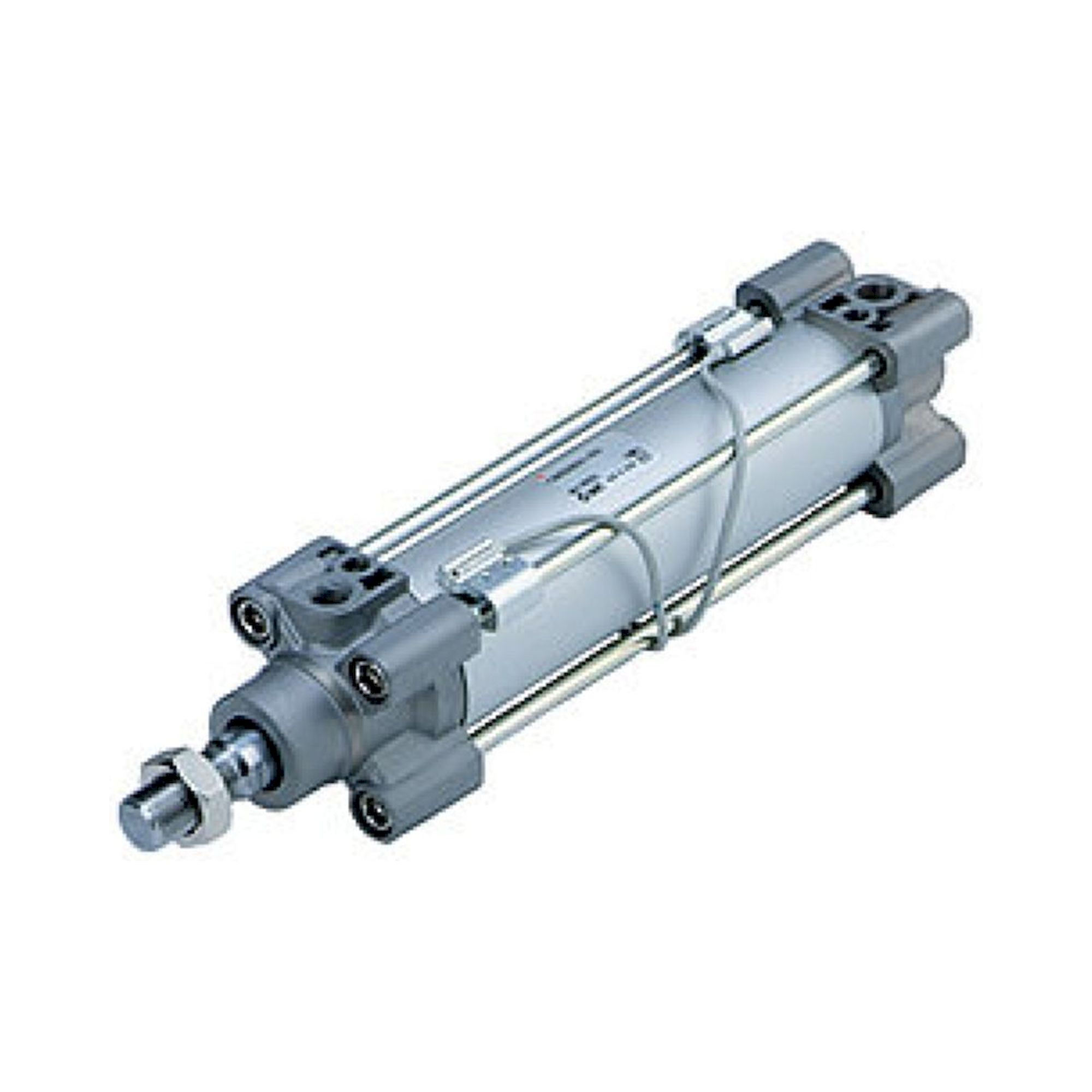 SMC C96SDD125-600. C96S(D) ø125, ISO Cylinder, Double Acting, Single/Double Rod