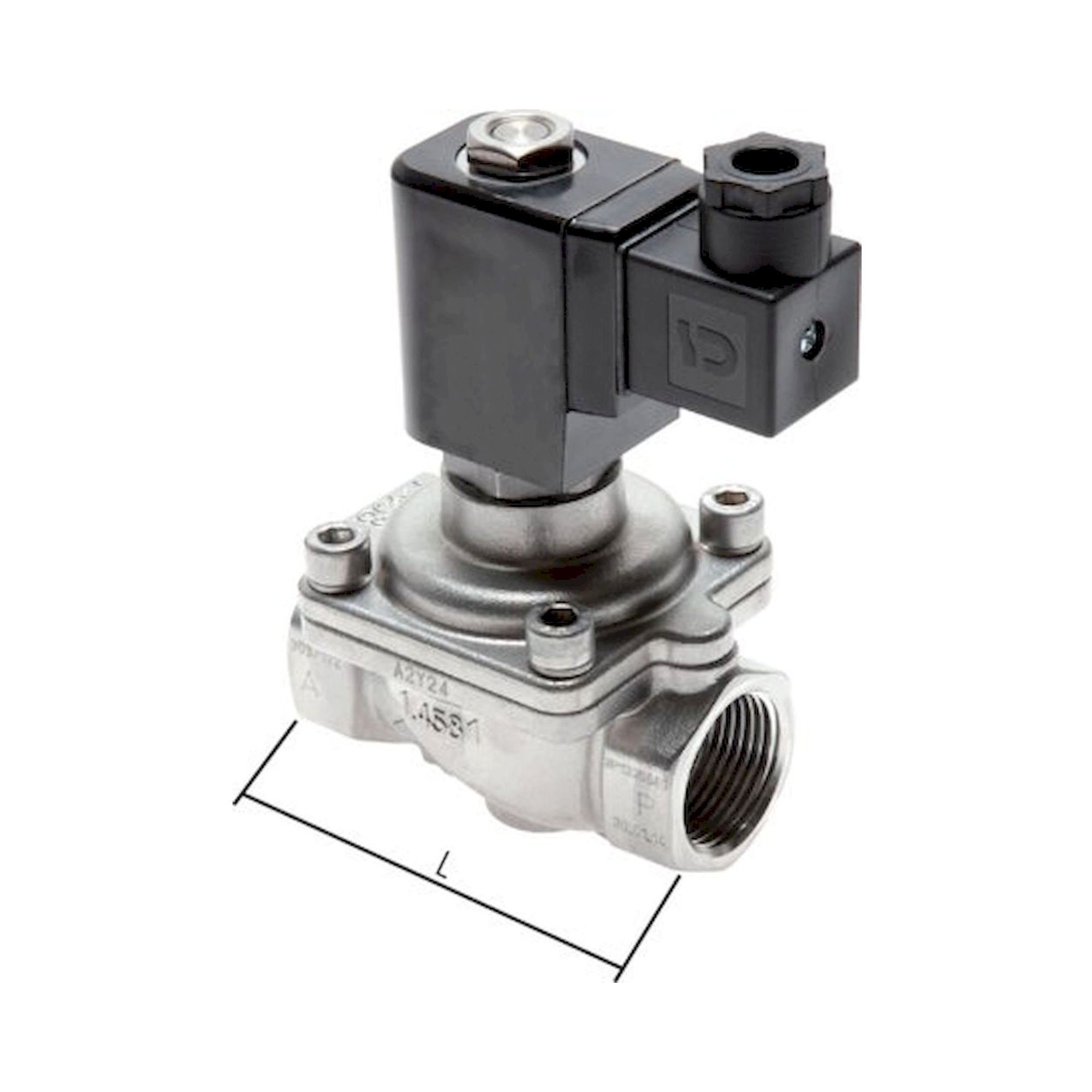 MO 2200 ES 115V. 2/2-Wege ES-Magnetventil G 2", 0-16 bar, stromlos geöffnet (NO)