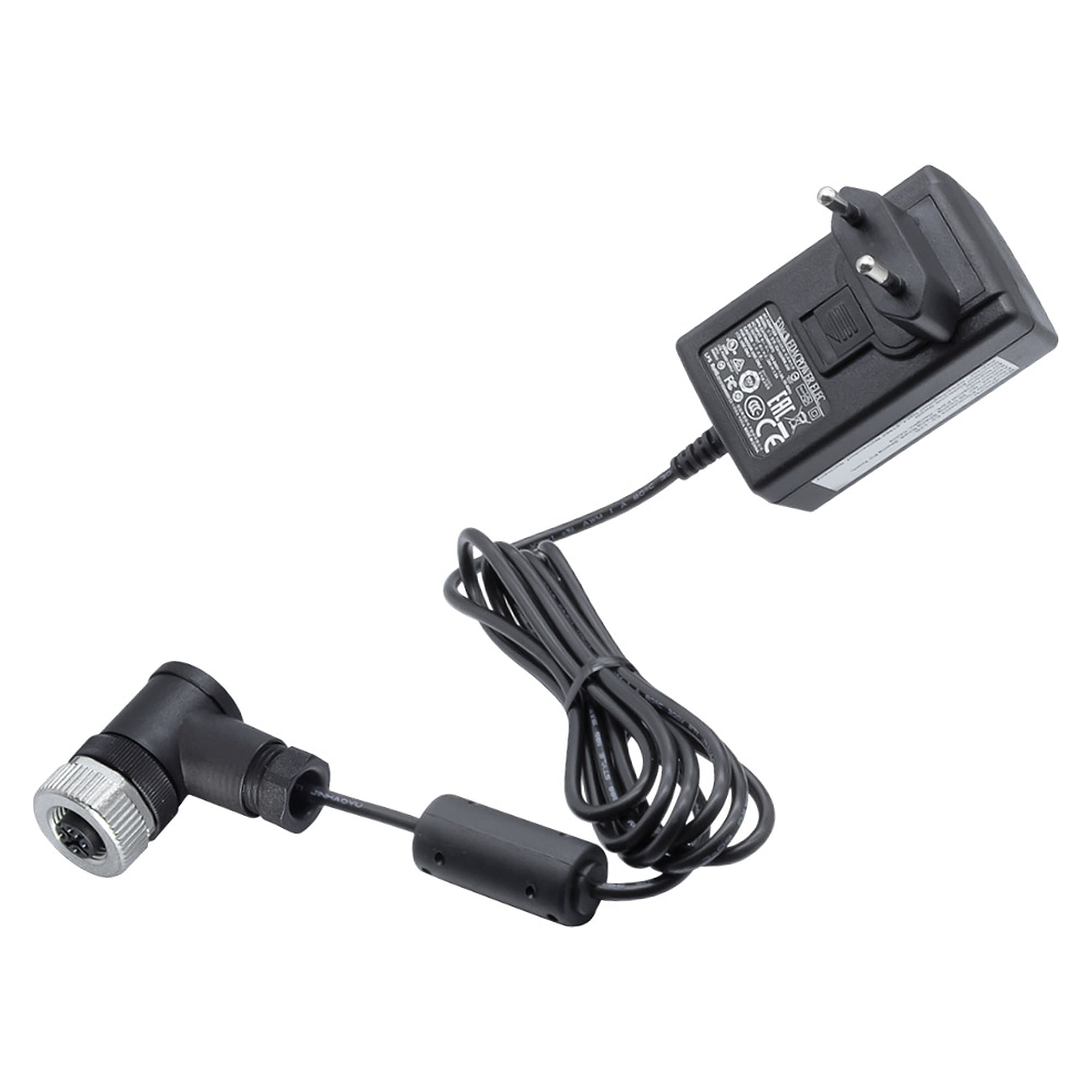 Steckernetzteil 36W, 24V DC, M12 Winkelbuchse A-kodiert - LED2WORK 210100-13