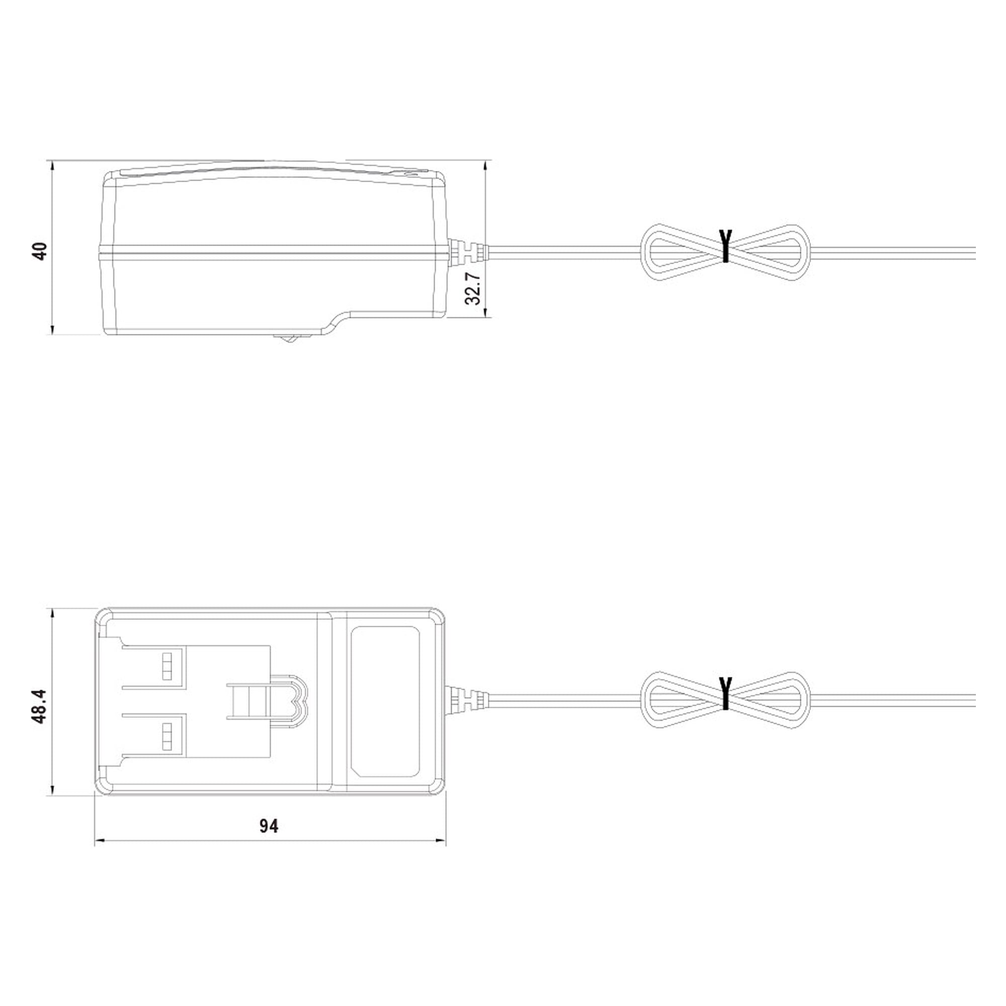 Bloc d'alimentation 40W, 24V DC avec adaptateurs EU/US/UK/AU - LED2WORK 210100-17