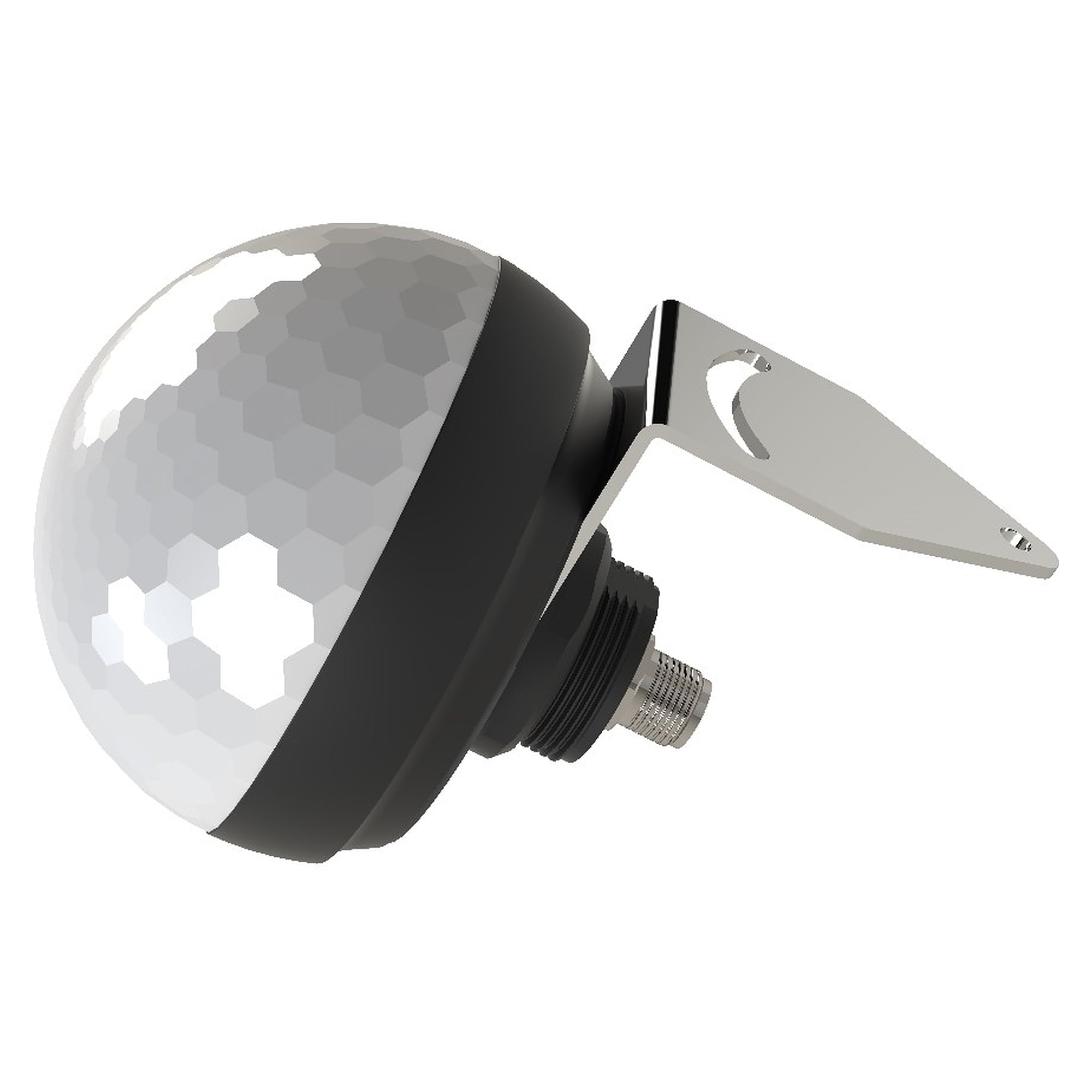 DOMELED stainless-steel mount V2A incl. M30x1.5 nut - LED2WORK 210200-30