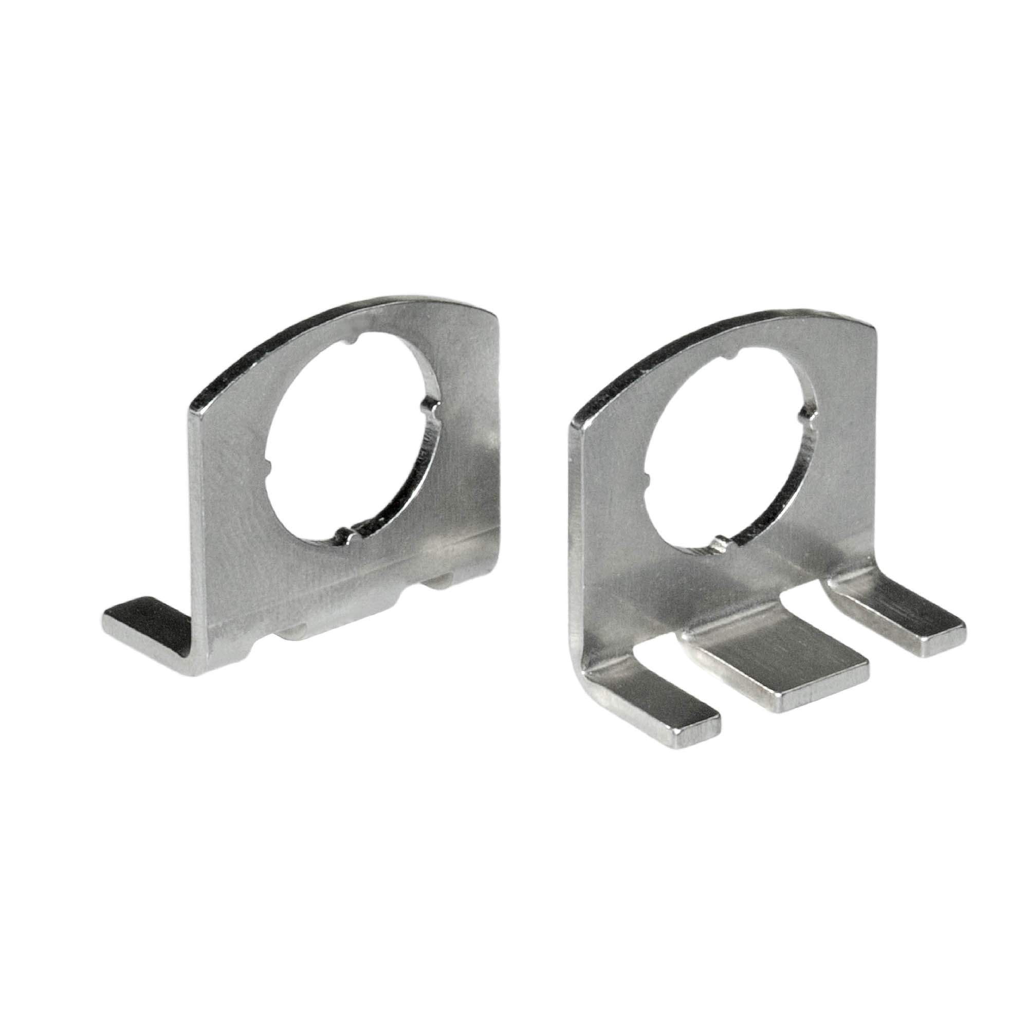 Stainless Steel V2A Light Bracket for LEANLED II / SIGNALED II, 1 Pair - LED2WORK 210200-34