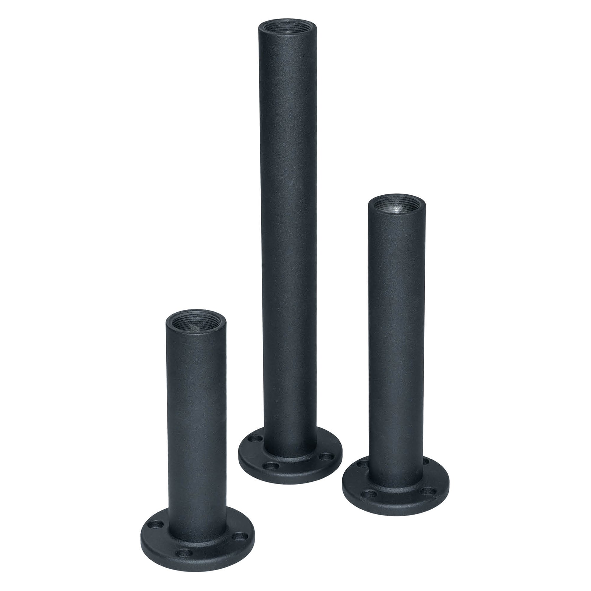 DOMELED Montagerohr Aluminium 300 mm, schwarz beschichtet - LED2WORK 210200-38