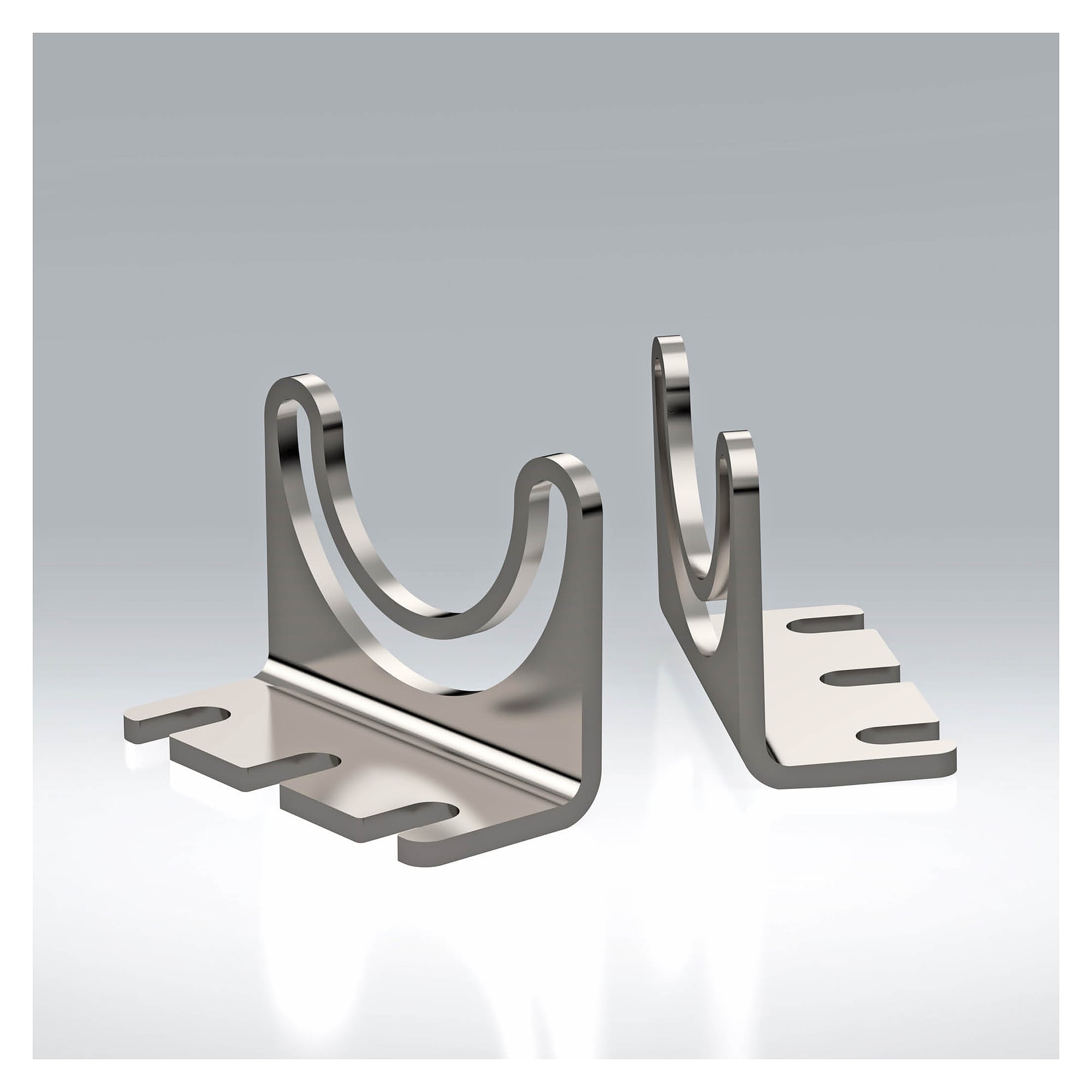 Support TUBELED_40 II inox 110° inclinable pour MACH LED 40, 1 paire - LED2WORK 210200-39