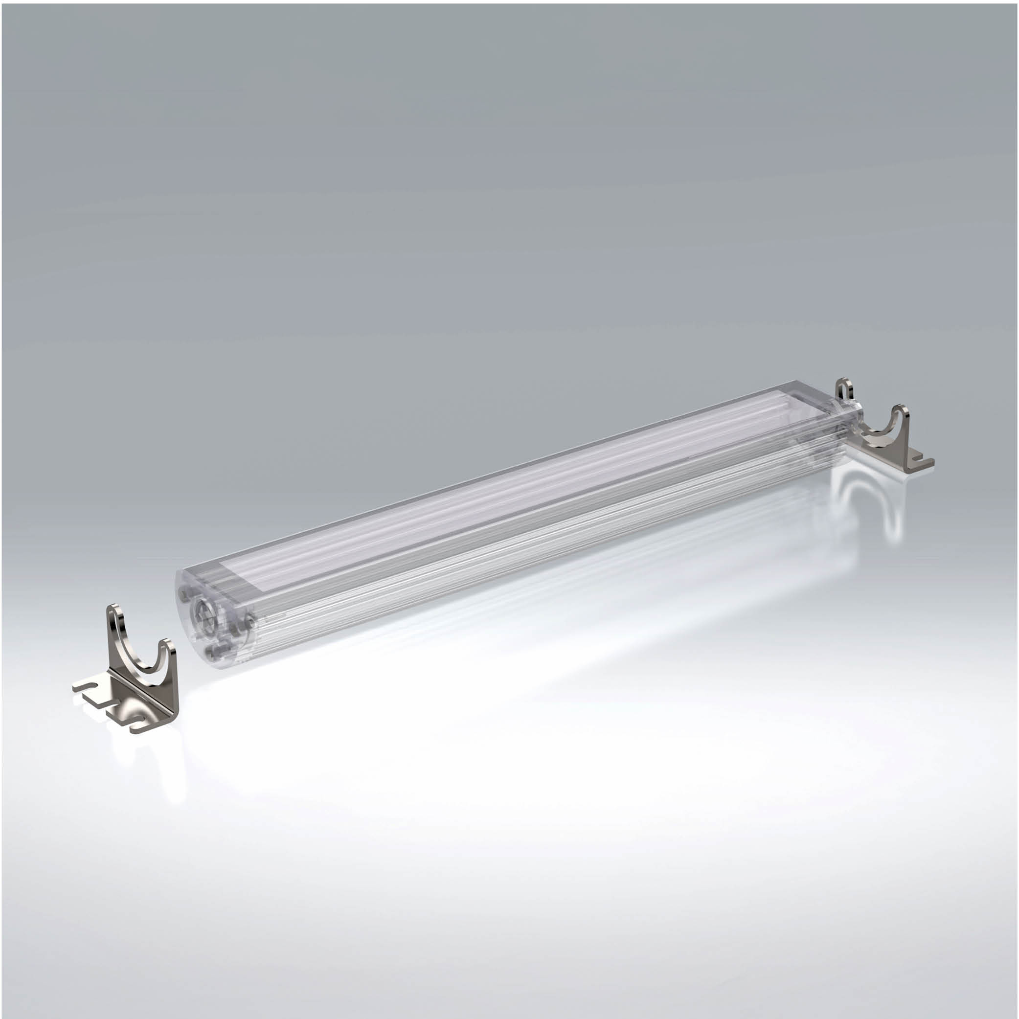 Support TUBELED_40 II inox 110° inclinable pour MACH LED 40, 1 paire - LED2WORK 210200-39