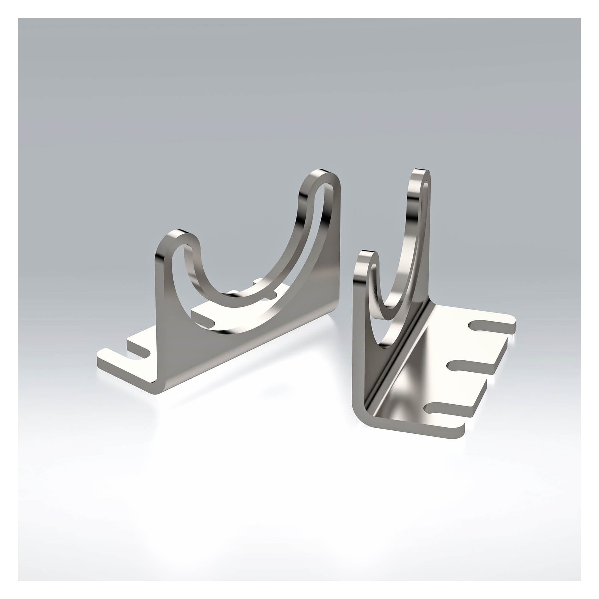 Support TUBELED_40 II inox 110° inclinable pour MACH LED 40, 1 paire - LED2WORK 210200-39