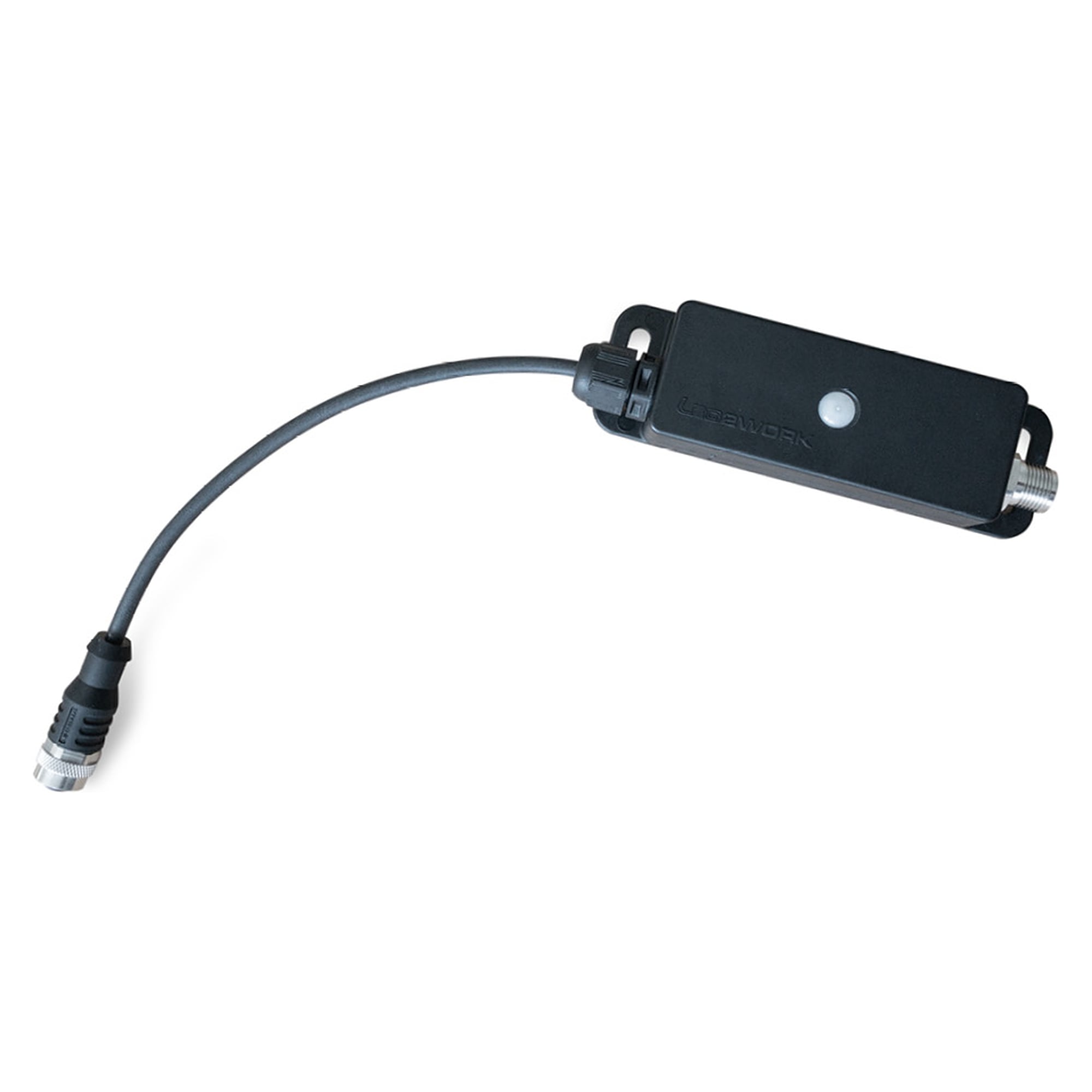 PIR motion sensor 24V DC, IP54, M12 connection, range approx. 5 m - LED2WORK 210700-07