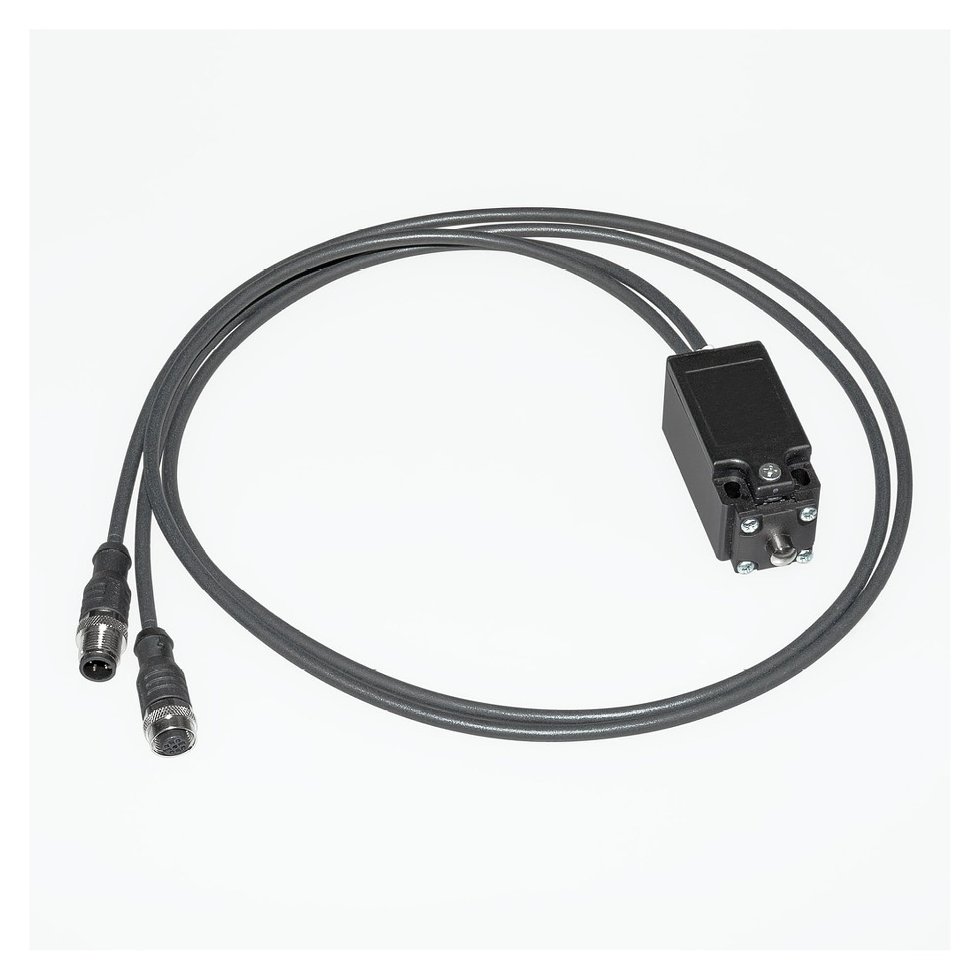 Door contact switch M12 plug/socket, 24V DC, 1 NO + 1 NC - LED2WORK 210800-01