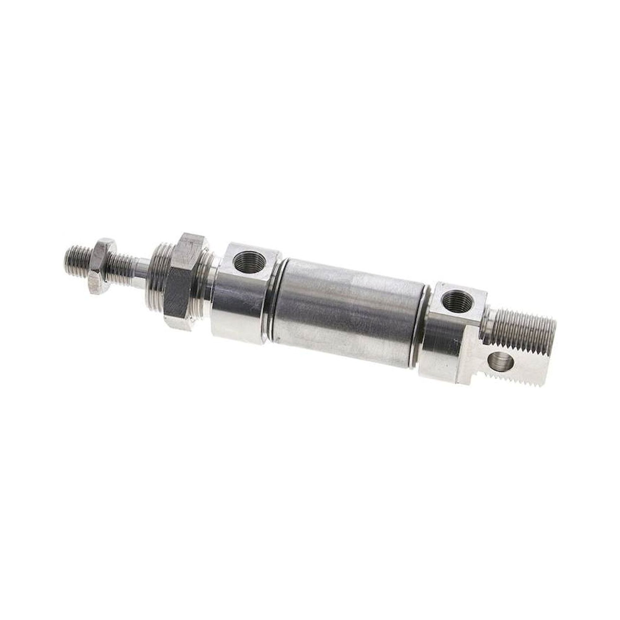 Airtec ZDM 25/10 ES. ISO 6432-Zylinder, Edelstahl, Kolben 25mm, Hub 10mm