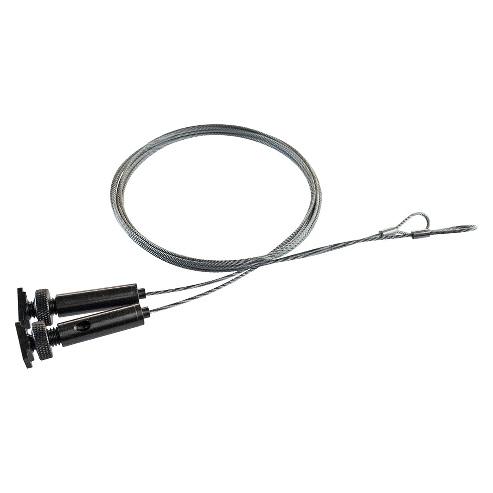 Wire rope suspension stainless 150 cm, thread M6, 1 pair for SYSTEMLED - LED2WORK 213300-03