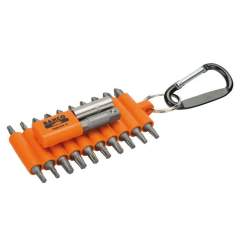 Bahco 59S/22-2. 1/4" Bitsatz im Gummihalter für Phillips-, TORX- und Sechskantschrauben 20 mm × 50 mm × 80 mm, 22-teilig