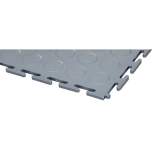 Ecotile E500/7/220. PVC floor tile, grey, standard, studded, 4 pieces, 500x500x7 mm