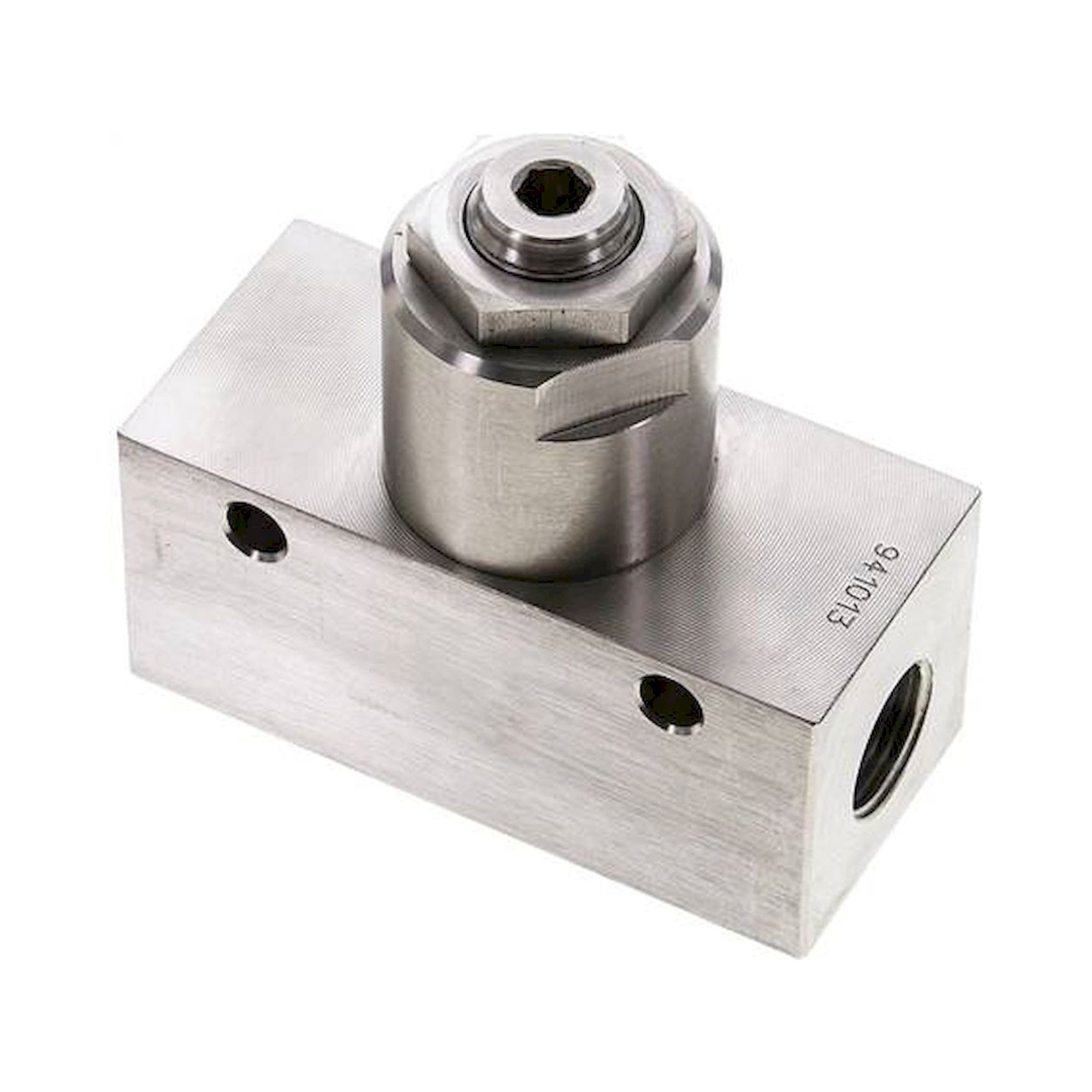 DR 38 ES. Drosselrückschlagventil, G 3/8", Edelstahl