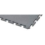 Ecotile E500/10/221. PVC floor tile, grey (RAL7015), standard, smooth, 4 pieces, 500x500x10 mm