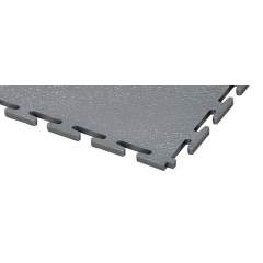 Ecotile E500/10/221. PVC floor tile, grey (RAL7015), standard, smooth, 4 pieces, 500x500x10 mm