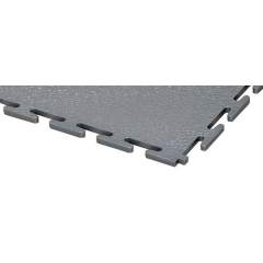 Ecotile E500/7/221. PVC floor tile, grey, standard, smooth, 4 pieces, 500x500x7mm