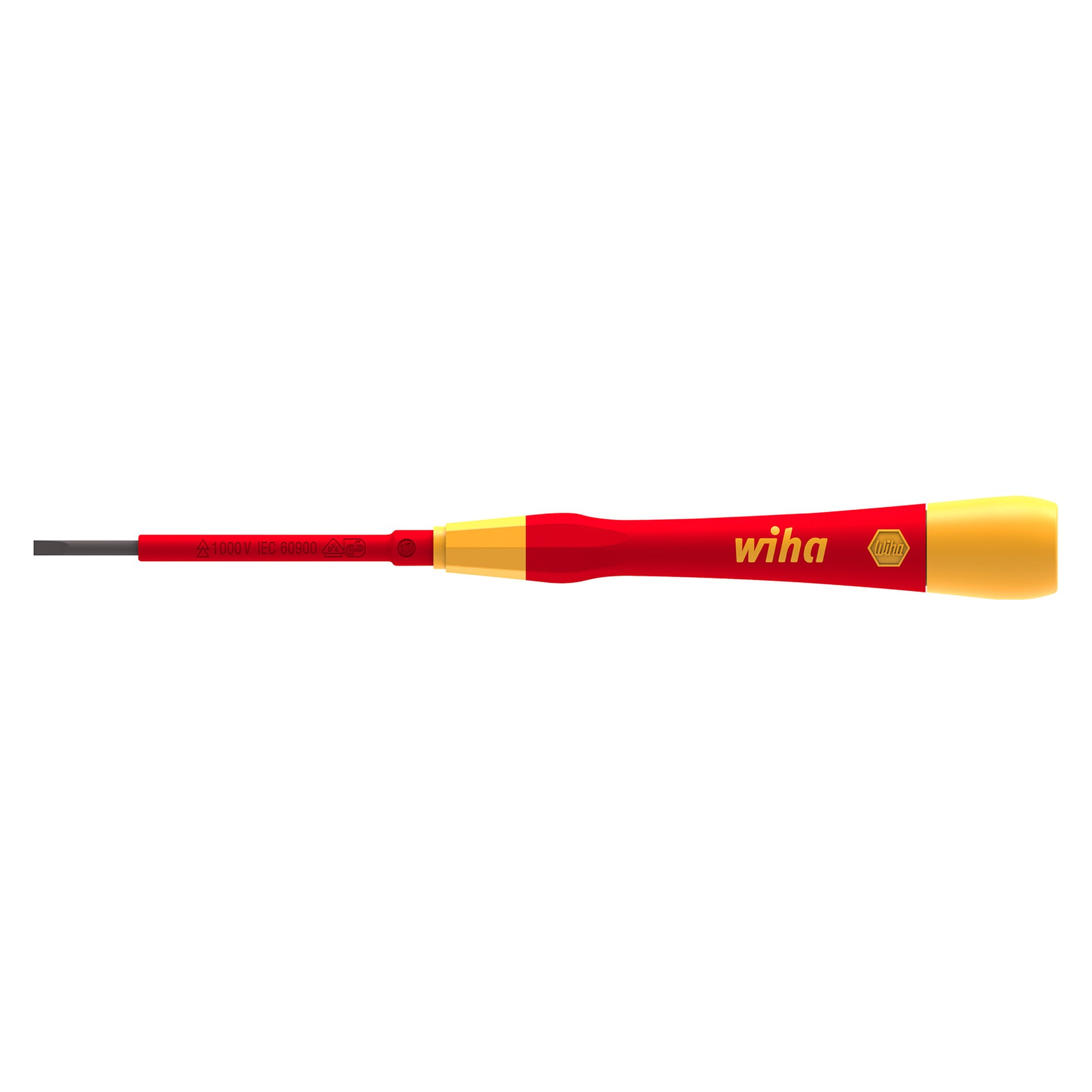 PicoFinish Electric Fine Screwdriver Slotted 2.5 x 65 mm, VDE - Wiha 42376