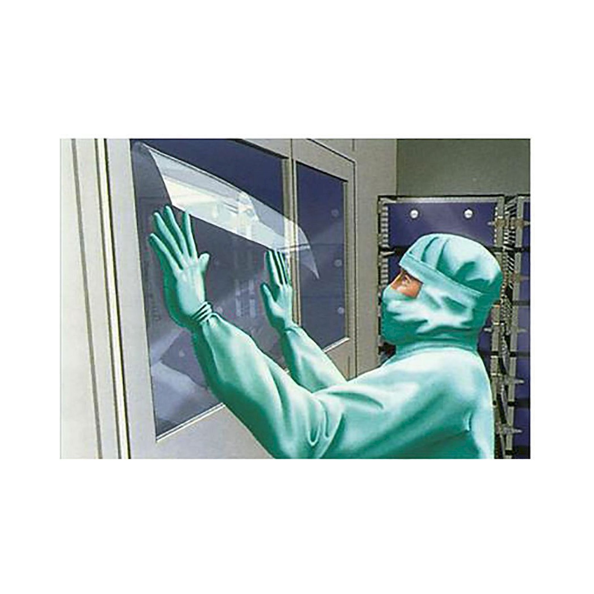 Polyesterfolie, selbstklebend, antistatisch, transparent, Breite: 1,20 m, length: 1-100 m, Preis pro m2