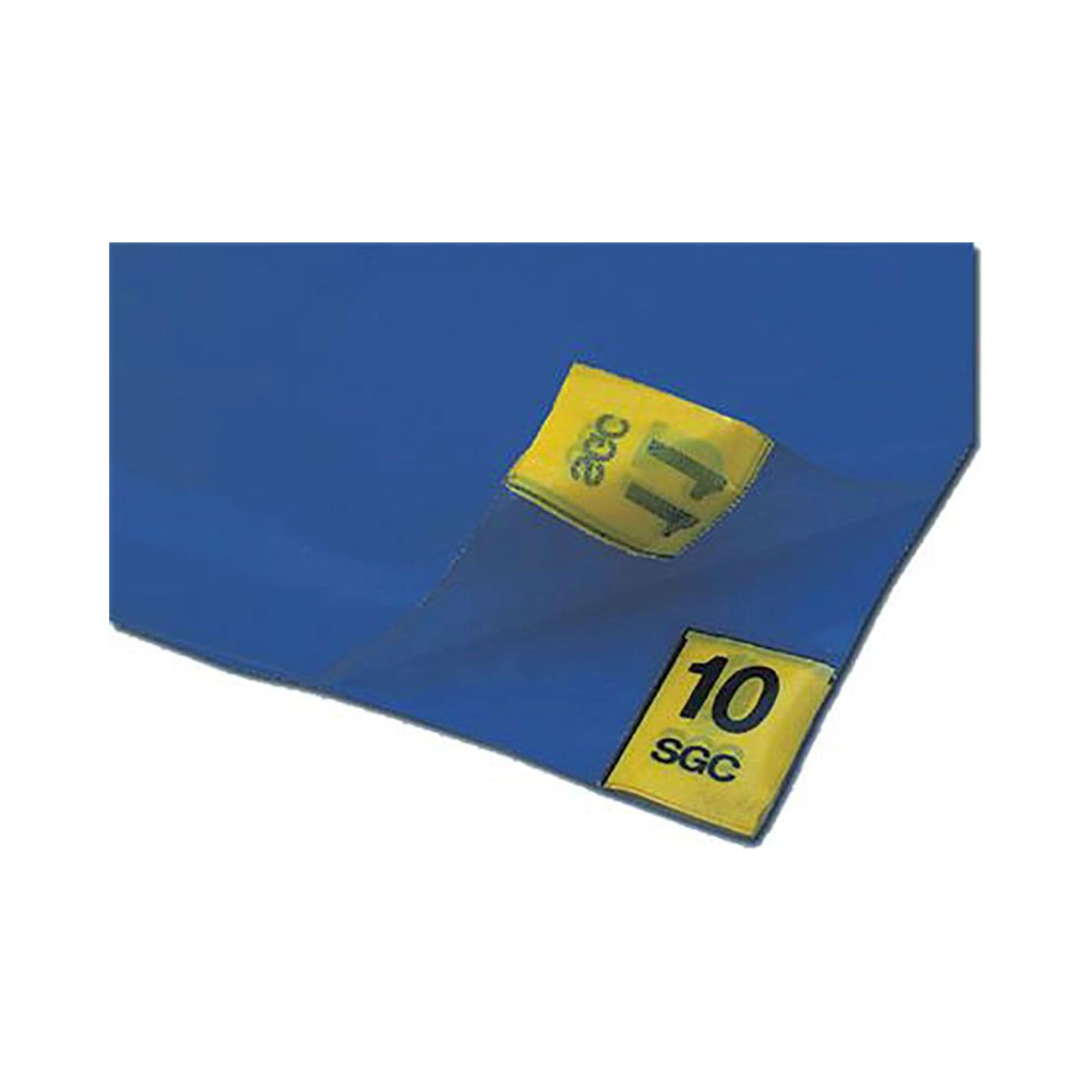 ESD-Haftfolienmattem, blau, 30 Lagen PE Folie beschichtet mit Haftmaterial, Maße: 600 x 900 mm