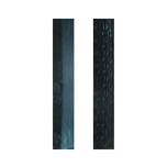 Rampenelement für Bodenpuzzle /schwarz, negative Verzahnung, 608 x 100 mm