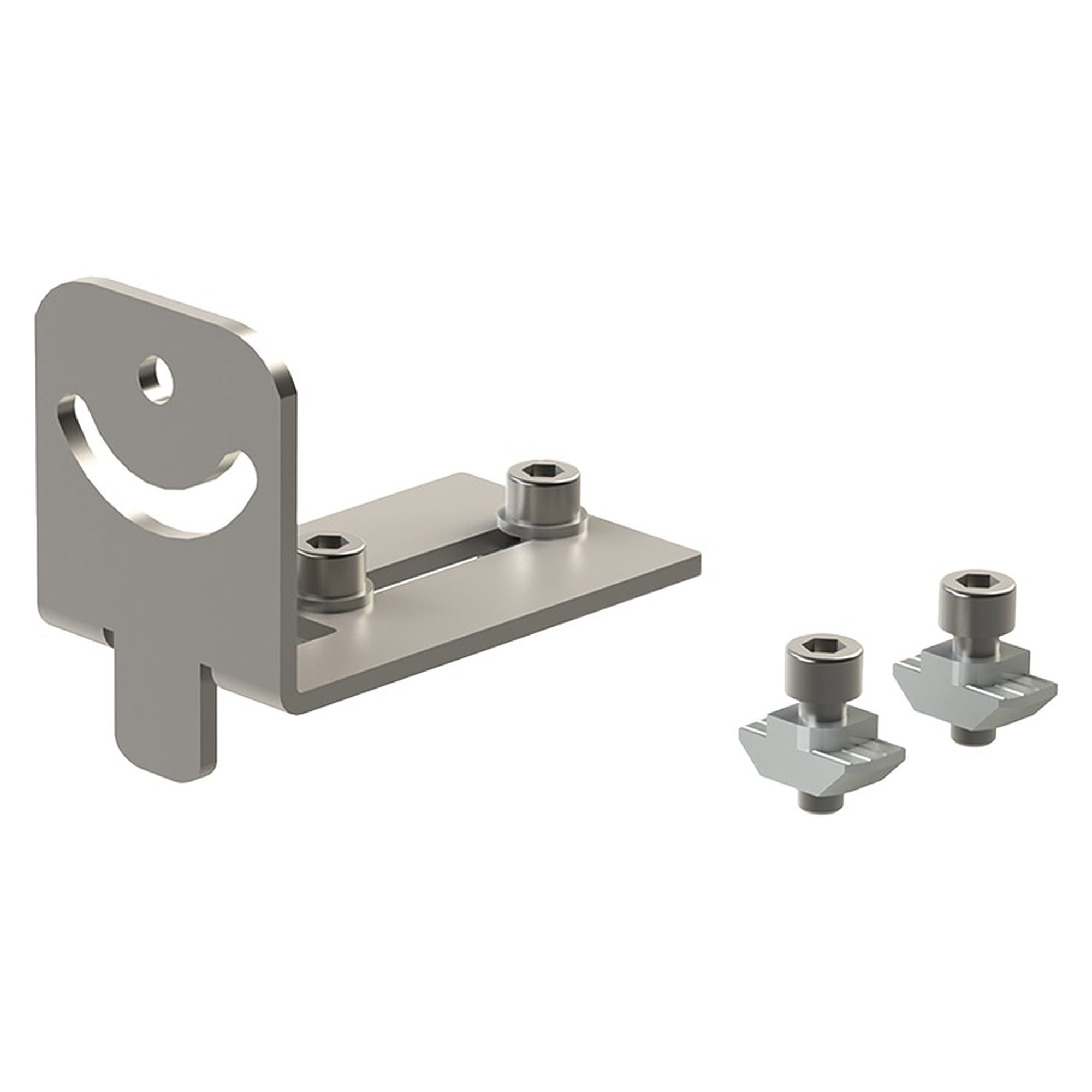 Stirnseitiger Halter für SYSTEMLED EVO und PROFILED unter 500 mm - LED2WORK 240400-06