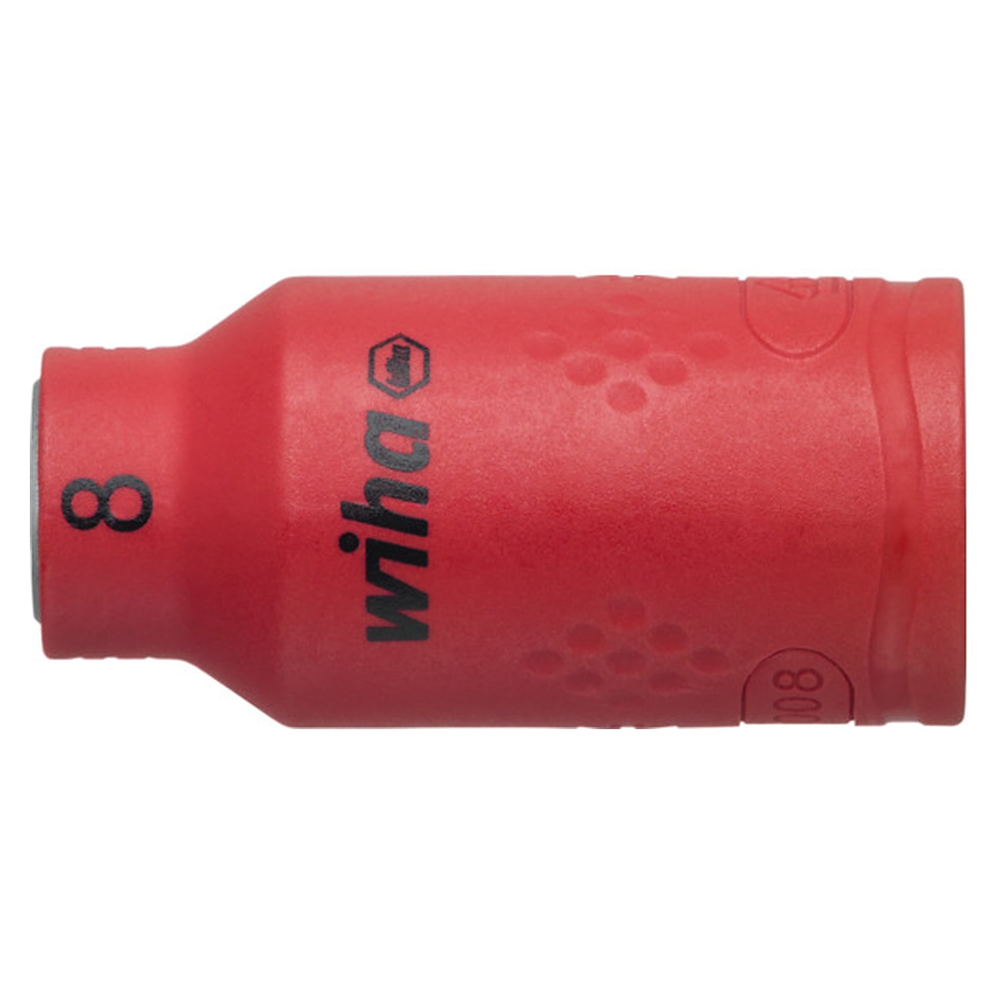 Douille isolée pour clé à douille 3/8" six pans 8,0 mm, certifiée VDE - Wiha 43065